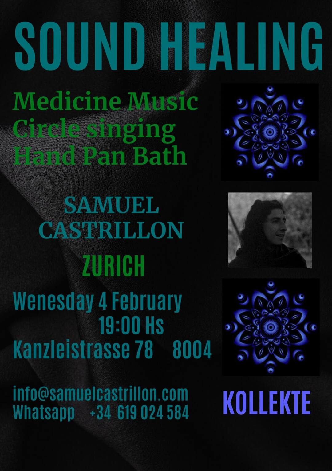 Sound Healing Gathering Flyer